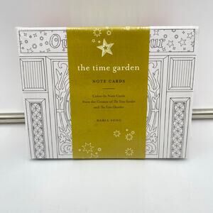 The Time Garden Color Yourself Note Cards 12 Cards By Daria Song NIB